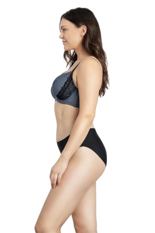 Soutien-gorge ampliforme Casey - Gris et noir