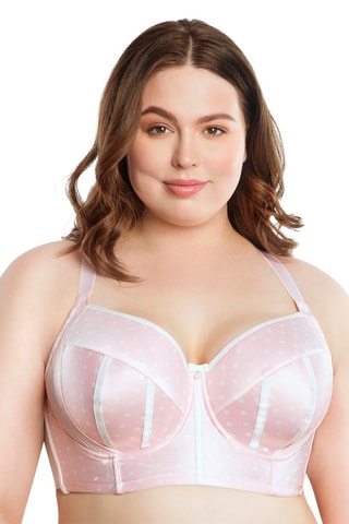 Soutien-gorge Charlotte - Rose et blanc