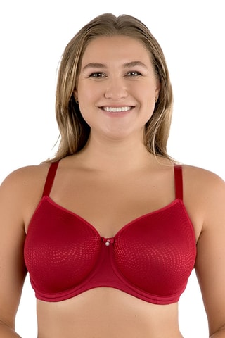 Soutien-gorge ampliforme Pearl - Rouge