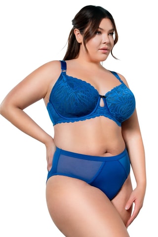 Soutien-gorge en dentelle Charlotte - Bleu