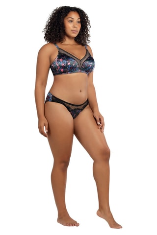 Soutien-gorge ampliforme Jade - Noir et vert