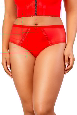 Culotte taille haute Shea - Rouge