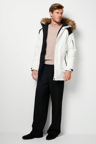 Parka  - Blanco y negro