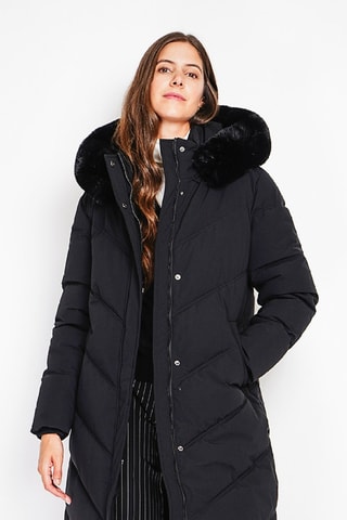 Anorak con capucha  - Negro