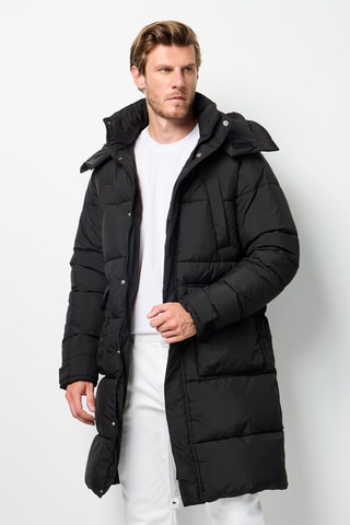 Anorak con capucha  - Negro