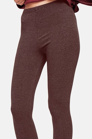 Leggings de tiro alto  - Marrón