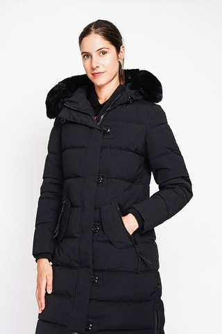 Anorak con capucha  - Negro