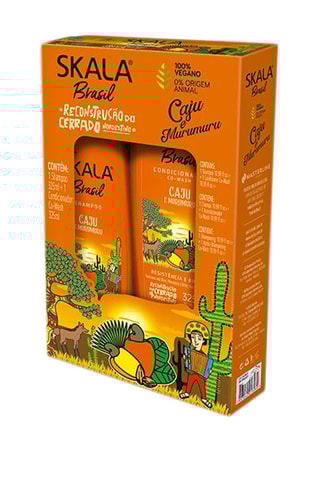 Set herstellende shampoo en conditioner Caju Murumuru - Droog & Beschadigd Haar- 2-delig