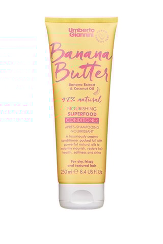 Conditioner Banana Butter - Droog, Krullend en Getextureerd Haar - 250 ml
