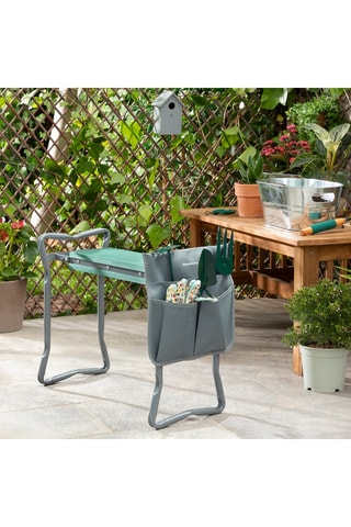 Panca da giardino pieghevole 2 in 1