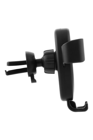 Soporte smartphone para coche con cargador de inducción integrado - Negro