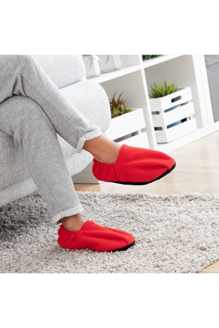 Pantofole effetto termico - Rosso