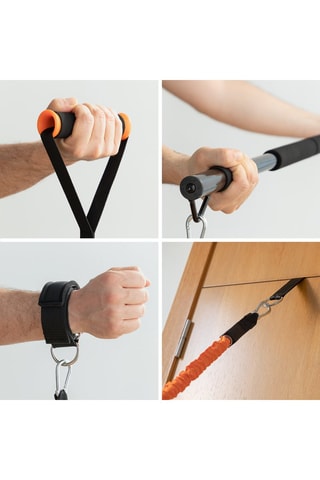 Sistema da parete allenamento sportivo - Nero e arancione