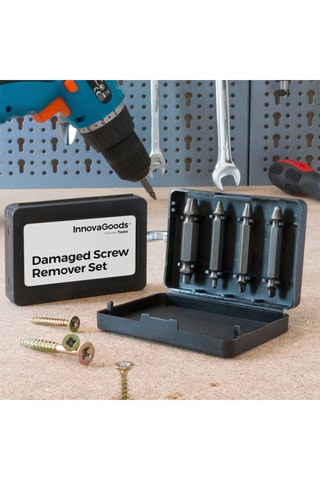 Maletín para retirar los tornillos dañados - Negro y gris