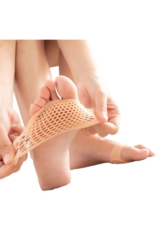 2 cuscinetti metatarsali in silicone