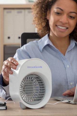 Mini climatizzatore umidificatore a ultrasuoni LED - 200 ml