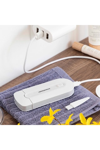 Maquinilla de afeitar LED eléctrica recargable inalámbrica para mujer