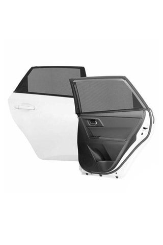 4 parasoles para coche - Negro