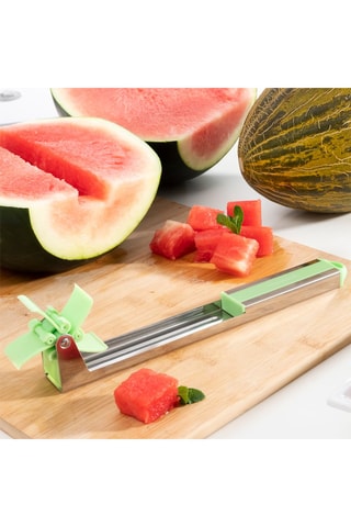 Cortador de sandía en cubos - Verde