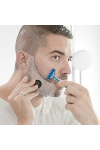 Plantilla de afeitado de barba