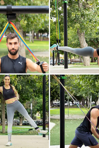 Sbarra per trazioni e fitness - 53 x 12,5 x 32 cm