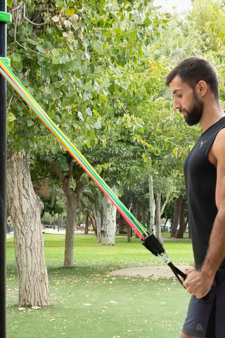 Sbarra per trazioni e fitness - 53 x 12,5 x 32 cm