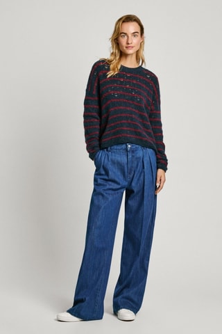 Maglia in lana e alpaca Heven - Navy