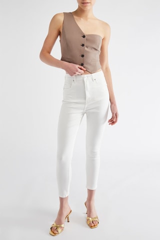 Gilet asymétrique - Beige