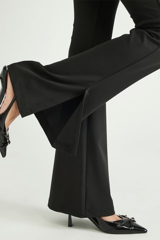 Pantaloni flare - Nero