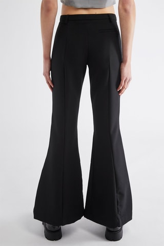 Pantaloni flare - Nero
