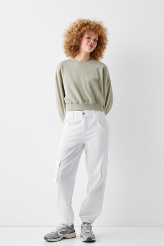 Pantalon jogger - Blanc