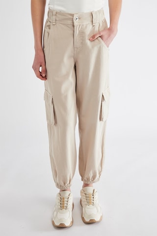 Pantalon jogger 7/8 - Beige