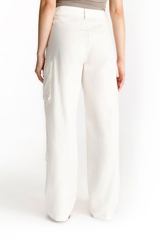 Pantalon cargo - Blanc