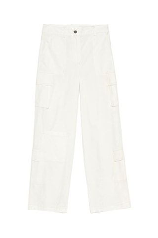 Pantalon cargo - Blanc