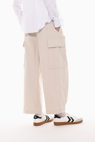 Pantalon cargo - Beige clair