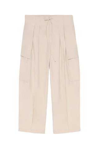 Pantalon cargo - Beige clair