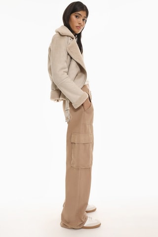 Pantalon cargo - Beige