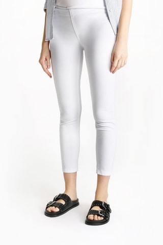 Jeggings premaman 7/8 - Bianco