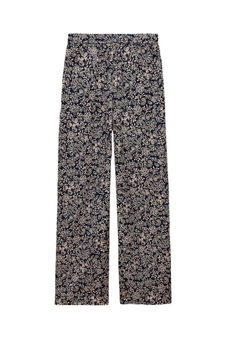 Pantaloni pigiama - Blu notte e taupe