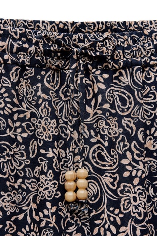 Pantaloni pigiama - Blu notte e taupe