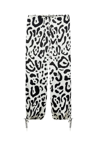 Pantalon fluide - Noir et blanc