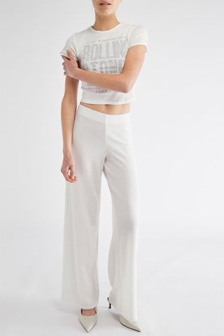 Pantalon wide legs - Blanc