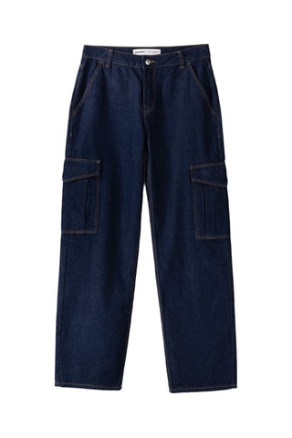 Jeans cargo - Blu scuro