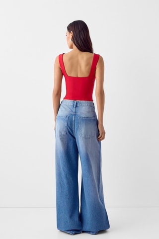 Jeans wide legs - Blu