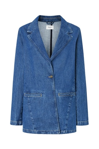 Giacca lunga in jeans Mabel - Navy