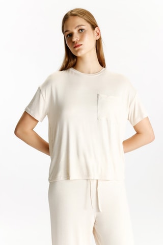 T-shirt pigiama - Beige