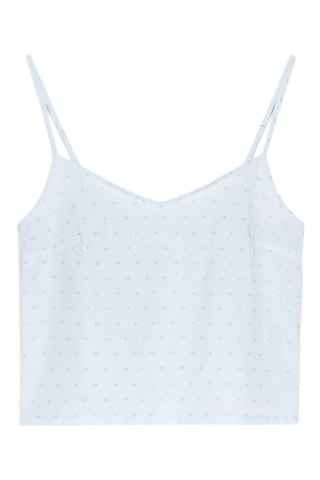 Top pigiama - Celeste