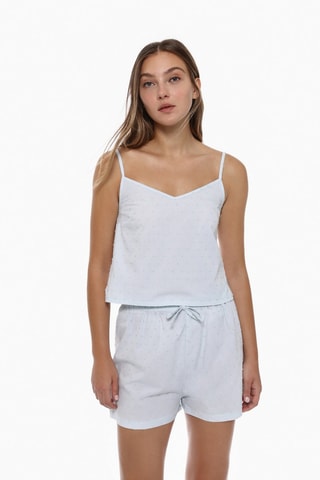 Top pigiama - Celeste