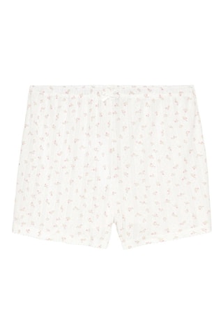 Shorts pigiama - Bianco
