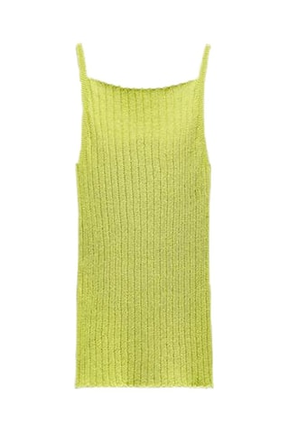 Robe droite - Vert citron